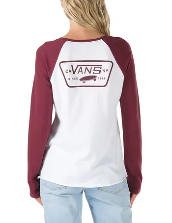 vans baseball tee womens