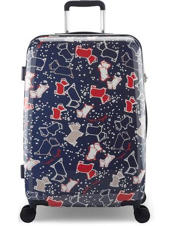 radley speckle dog suitcase