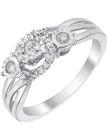 Diamond trilogy ring h outlet samuel