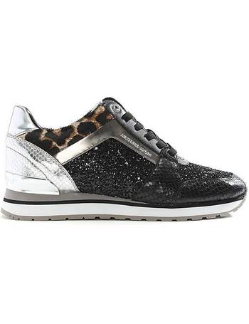 michael kors billie glitter trainers