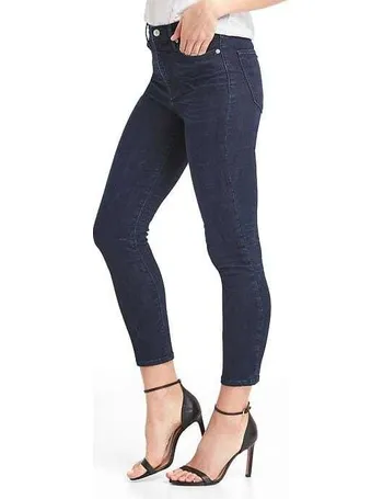 gap true skinny super high rise crop