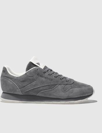 reebok dark grey classic leather tonal nbk trainers