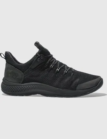 timberland black flyroam trail low trainers