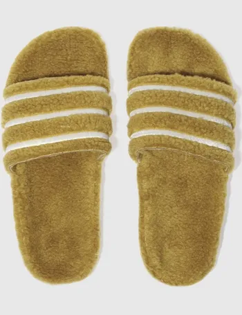 adidas adilette teddy slides