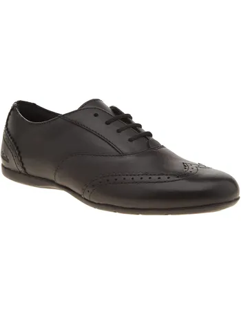 Girls F & G & H Fit Dance Honey black leather brogue style shoe by Clarks £19.99 