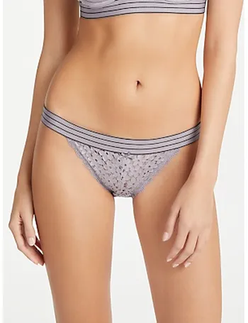 Classic Cotton Lace Trim Bikini Panty