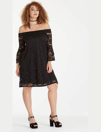 simply be black lace dress