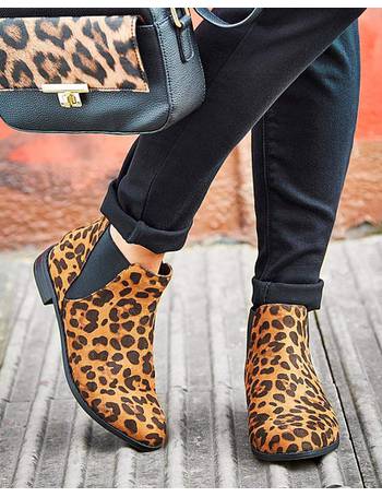 jd williams leopard print boots