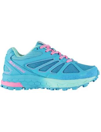 Karrimor Kids Girls Tempo 5 Trail Running Shoes Junior Lace Up Breathable Padded
