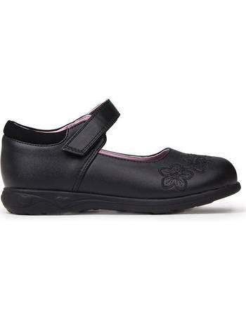 sports direct black school shoes