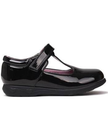 sports direct black school shoes