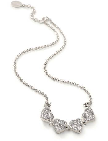 Shop Folli Follie Women s Heart Necklaces up to 50 Off DealDoodle