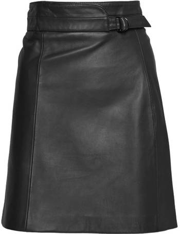 Black leather skirt house hotsell of fraser