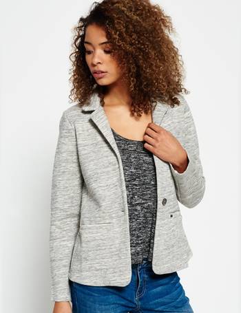 Grey jersey blazer store womens