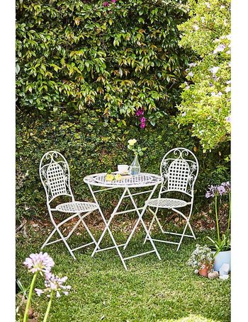 Hereford 5 piece online rattan egg bistro set