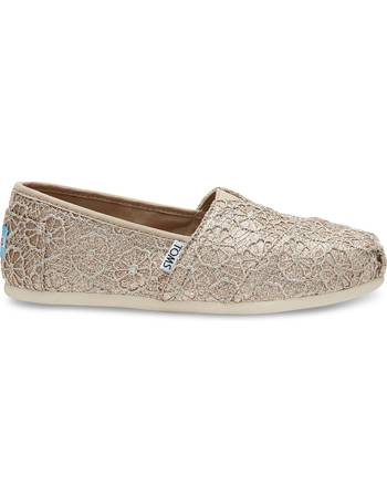 Toms rose gold sales glimmer women's classics