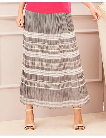 siani stripe maxi skirt