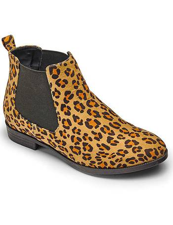 jd williams leopard print boots