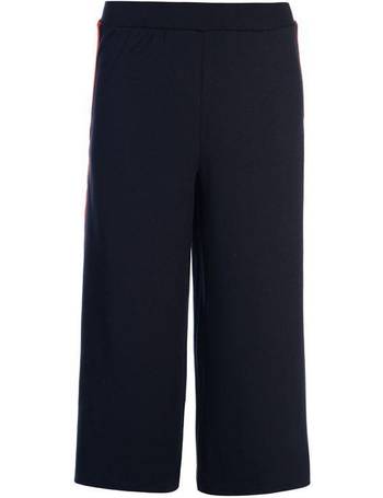 Only tie waist culottes in black