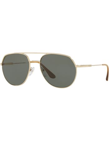 prada phantos 56mm aviator sunglasses