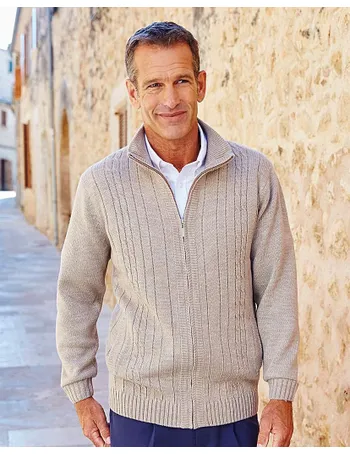 premier man zip cardigans