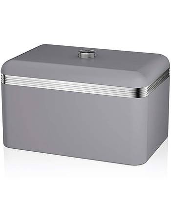 Morphy Richards Equip Bread Bin with Chopping Board Silver