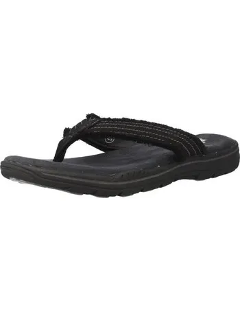 skechers even arven mens flip flops