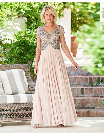 Nightingales beaded 2024 maxi dress