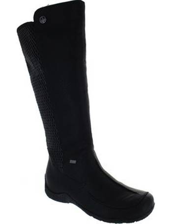 Låse score Association Shop Rieker Women's Black Knee High Boots up to 25% Off | DealDoodle
