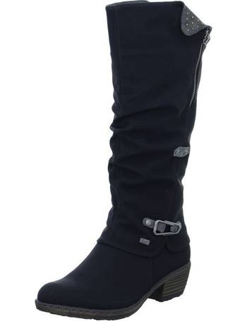 Låse score Association Shop Rieker Women's Black Knee High Boots up to 25% Off | DealDoodle