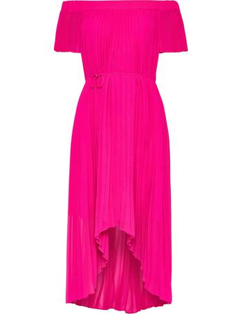 ted baker pink bardot dress