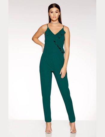 green quiz jumpsuit