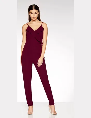 Quiz 2025 burgundy jumpsuit