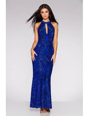 quiz royal blue sequin dress