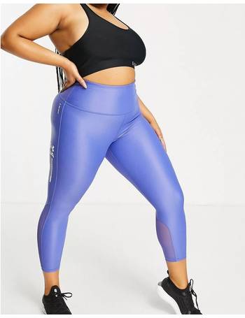 Under Armour Rush Seamless ankle leggings in blue