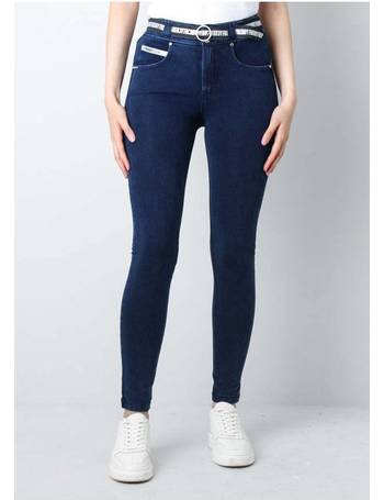 Freddy WR.UP High Waist Skinny Jean with Double Zip Detail