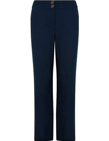 Monsoon emma linen clearance trousers