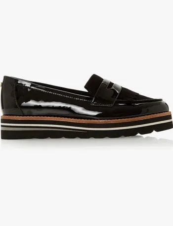 dune wide fit loafers