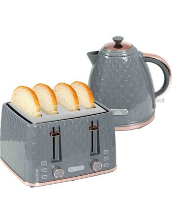 1.7L Kettle And Toaster Set With Defrost from Robert Dyas