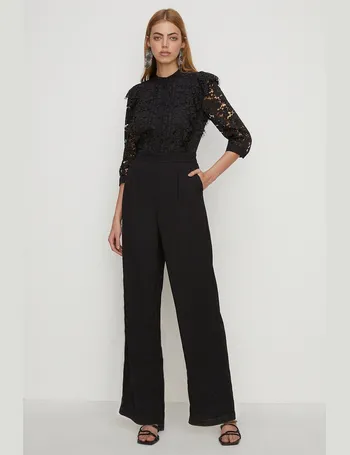 Oasis floral lace back 2024 jumpsuit