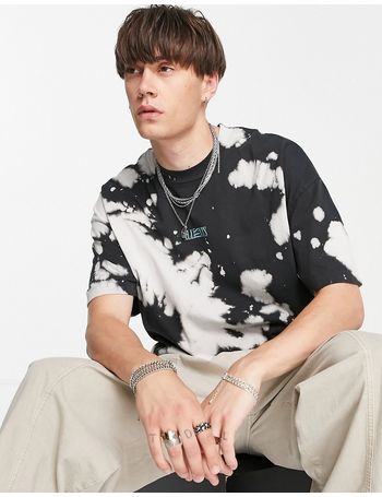 AllSaints Men's Santos Bleach Tie Dye T-shirt for Men