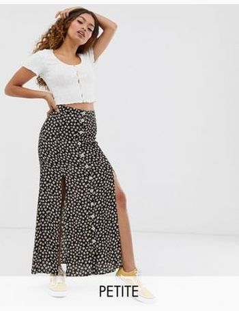 Miss selfridge petite midi hotsell skirt in polka dot