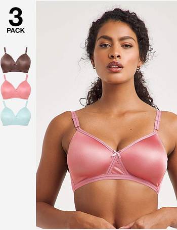3 Pack Claire Moulded Wired Bras