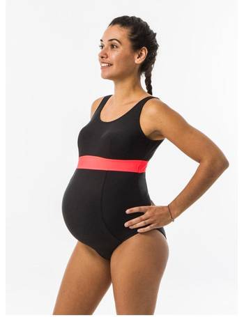 Maternity Bump Control Cross Back Swimsuit