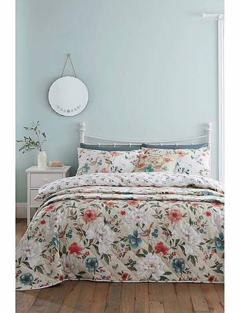 Claret Catherine Lansfield Dramatic Floral Duvet Cover Bedding Set