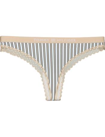 Tommy Hilfiger UW0UW01555 Thong Underwear Women Grey Heather