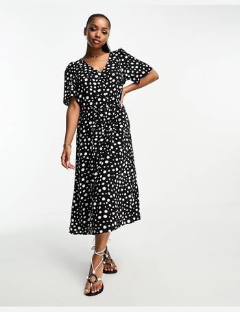 Monki polka outlet dot dress