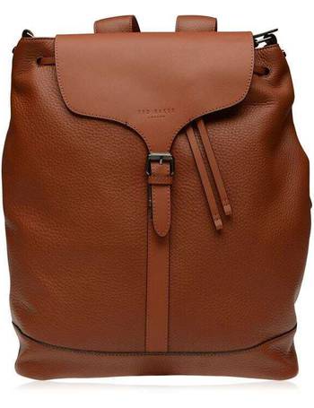 ted baker leather backpack mens