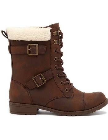 thunder brown graham biker boot