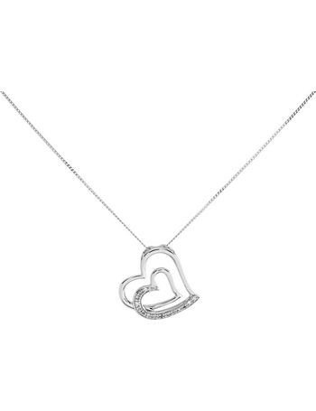 F hinds heart deals necklace